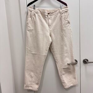 Sézane Manu Straight-Leg Jeans Off-White EU 46 / US 14–16